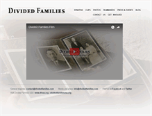 Tablet Screenshot of dividedfamilies.com